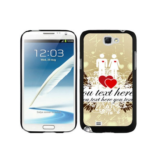 Valentine In My Heart Samsung Galaxy Note 2 Cases DQQ - Click Image to Close